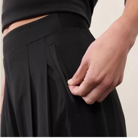 ATHLETA Brooklyn Heights Wide Leg Pant, Black, Size 20 NWT - Picture 13 of 16